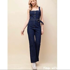 NWT Jean denim jumpsuit